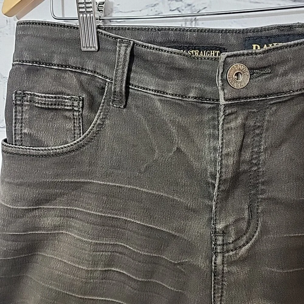 PAVINI Jeans Italian‎ Black Label Men's Classic Fit Straight Leg Jeans 33 Gray